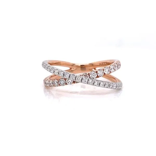 14k Rose Gold Diamond Ring Dickinson Jewelers Dunkirk, MD