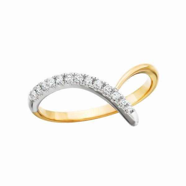 10k Yellow-White Gold Diamond Ring Dickinson Jewelers Dunkirk, MD