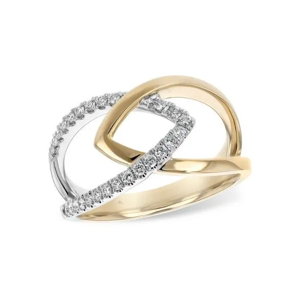 14k Yellow-White Gold Diamond Ring Dickinson Jewelers Dunkirk, MD