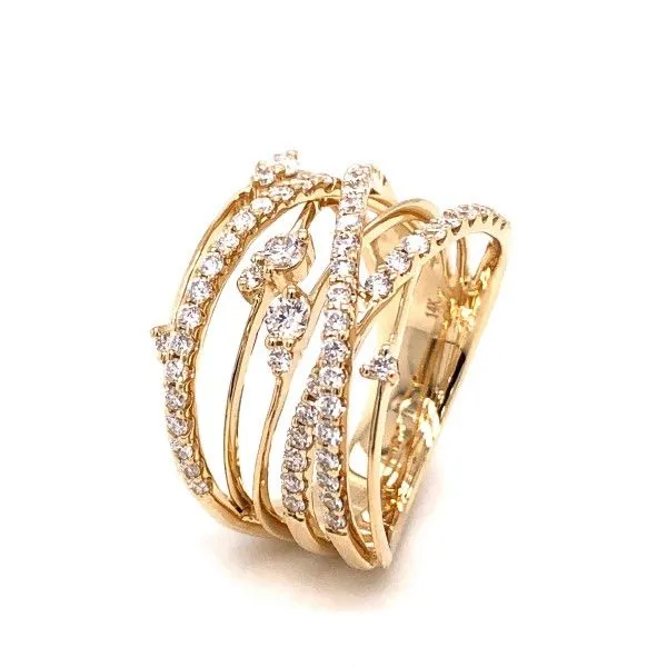 14k Yellow Gold Diamond Band Dickinson Jewelers Dunkirk, MD