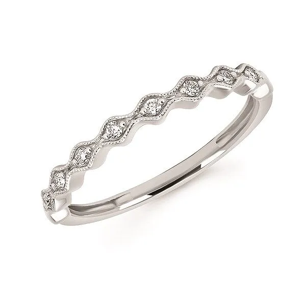 14k White Gold Diamond Band Dickinson Jewelers Dunkirk, MD