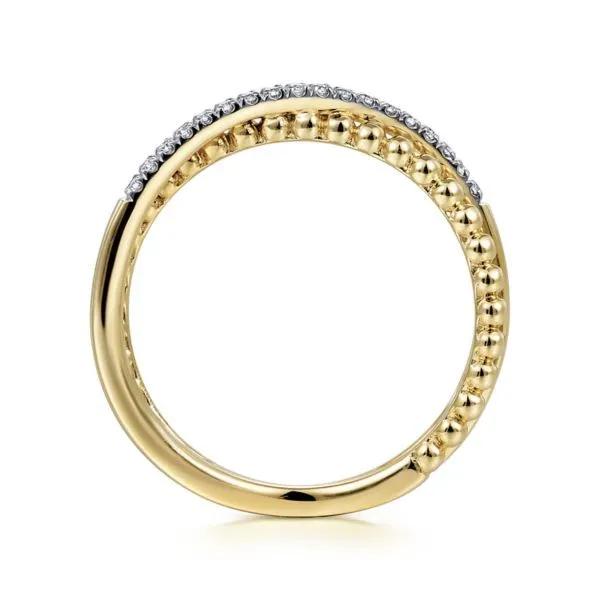 14k Yellow Gold Diamond Ring Image 2 Dickinson Jewelers Dunkirk, MD