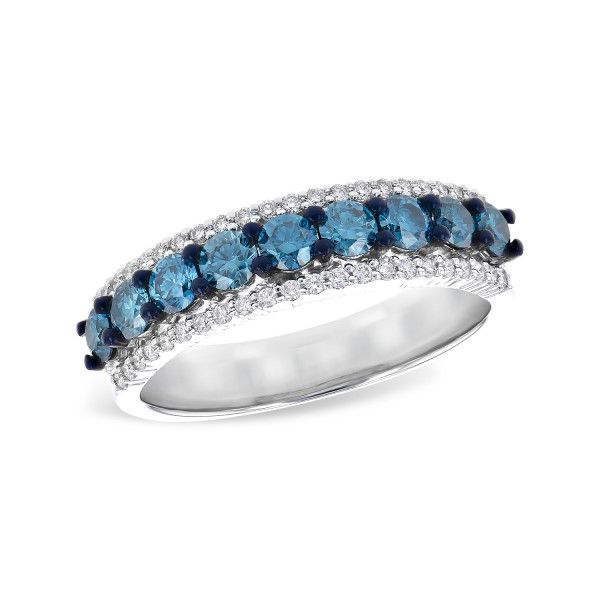 14k White Gold Diamond Band Dickinson Jewelers Dunkirk, MD