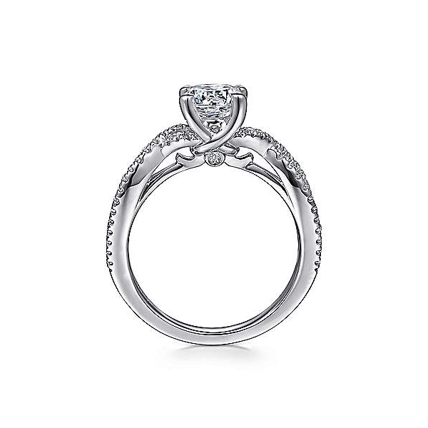Gabriel & Co. Engagement Ring Mounting Image 2 Dickinson Jewelers Dunkirk, MD