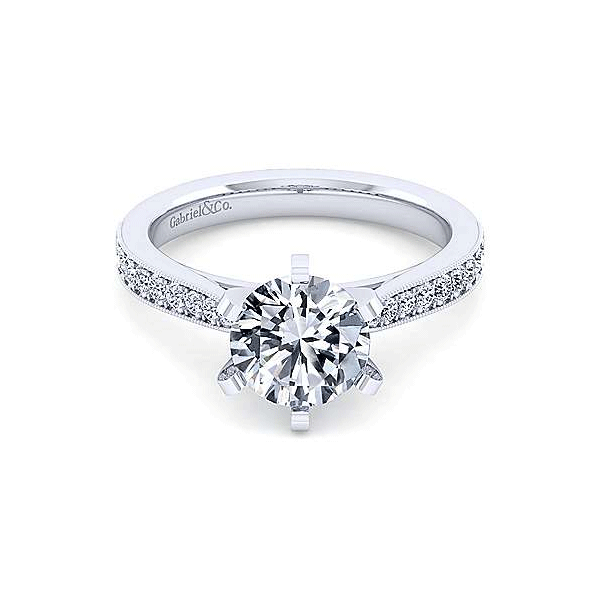 Gabriel & Co. Engagement Ring Mounting Dickinson Jewelers Dunkirk, MD