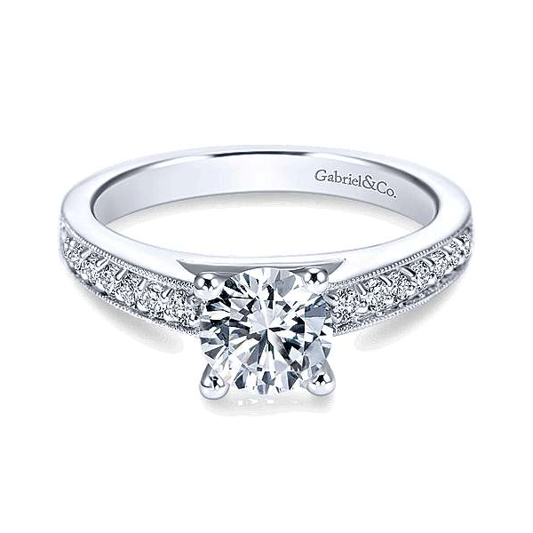 Gabriel & Co. Engagement Ring Mounting Dickinson Jewelers Dunkirk, MD