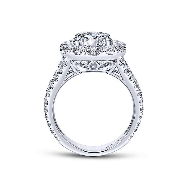 Gabriel & Co. Engagement Ring Mounting Image 2 Dickinson Jewelers Dunkirk, MD