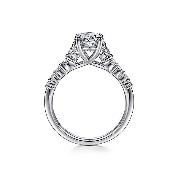 Gabriel & Co. Engagement Ring Mounting Image 2 Dickinson Jewelers Dunkirk, MD