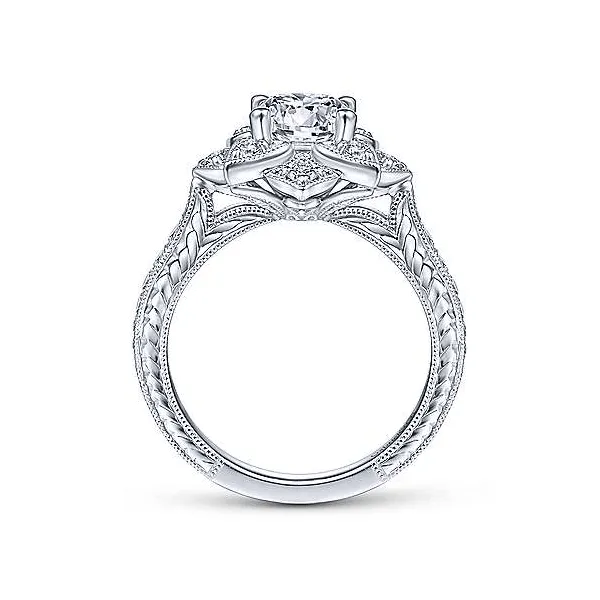 Gabriel & Co. Engagement Ring Mounting Image 2 Dickinson Jewelers Dunkirk, MD