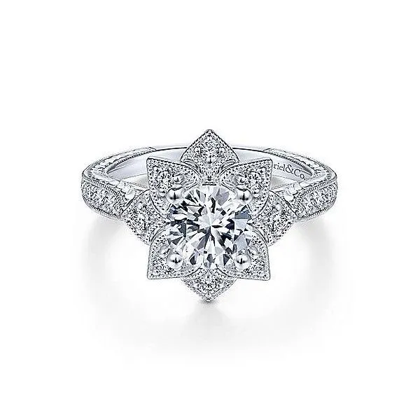 Gabriel & Co. Engagement Ring Mounting Dickinson Jewelers Dunkirk, MD