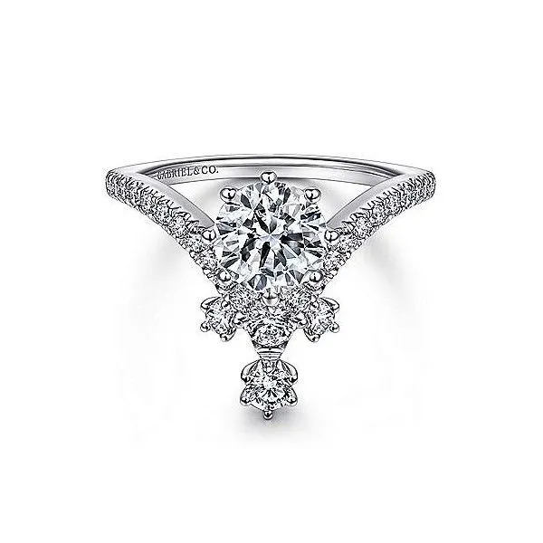 Gabriel & Co. Engagement Ring Mounting Dickinson Jewelers Dunkirk, MD