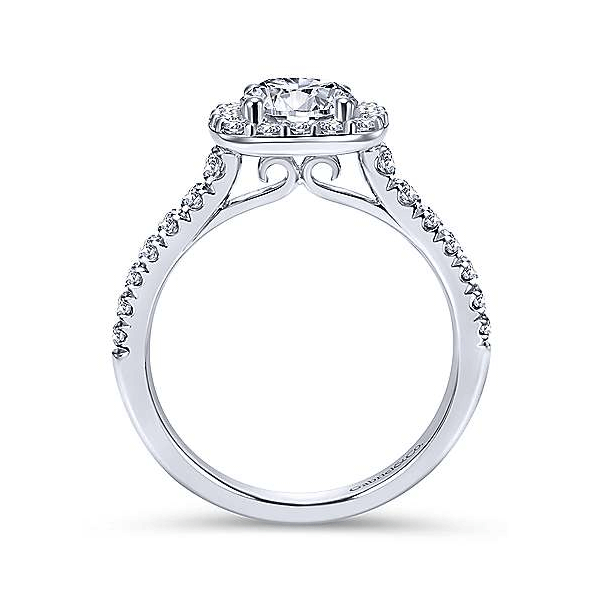 Gabriel & Co. Engagement Ring Mounting Image 2 Dickinson Jewelers Dunkirk, MD