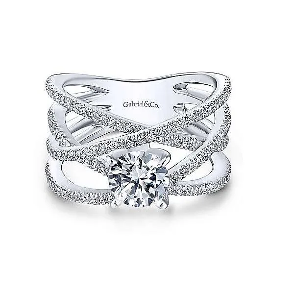 Gabriel & Co. Engagement Ring Mounting Dickinson Jewelers Dunkirk, MD