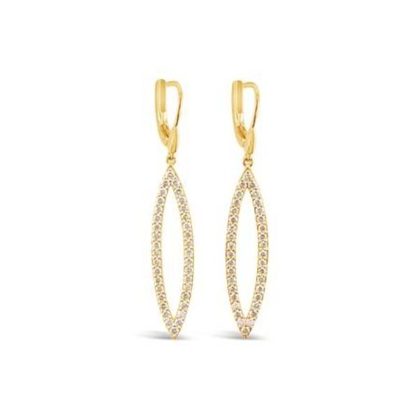 14k Honey Gold™ Nude Diamond™ Earrings Dickinson Jewelers Dunkirk, MD