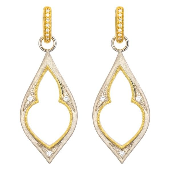 18k Yellow Gold Diamond Earring Charms Dickinson Jewelers Dunkirk, MD
