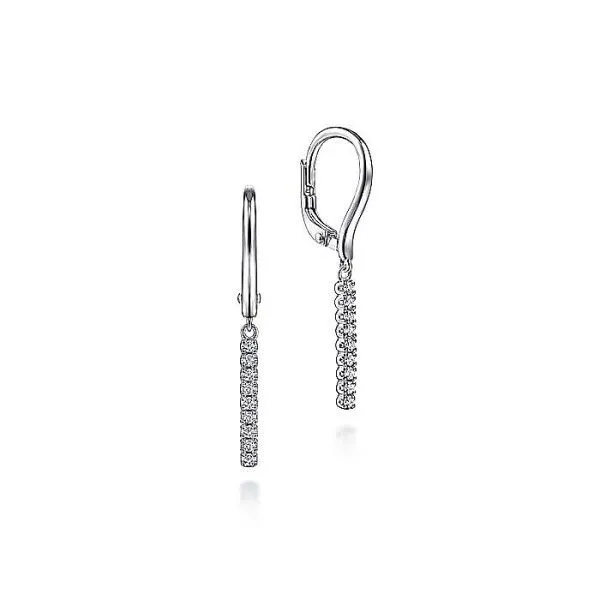 14k White Gold Diamond Earrings Dickinson Jewelers Dunkirk, MD