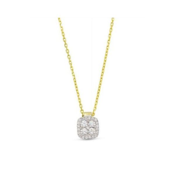 14k Yellow-White Diamond Pendant Dickinson Jewelers Dunkirk, MD