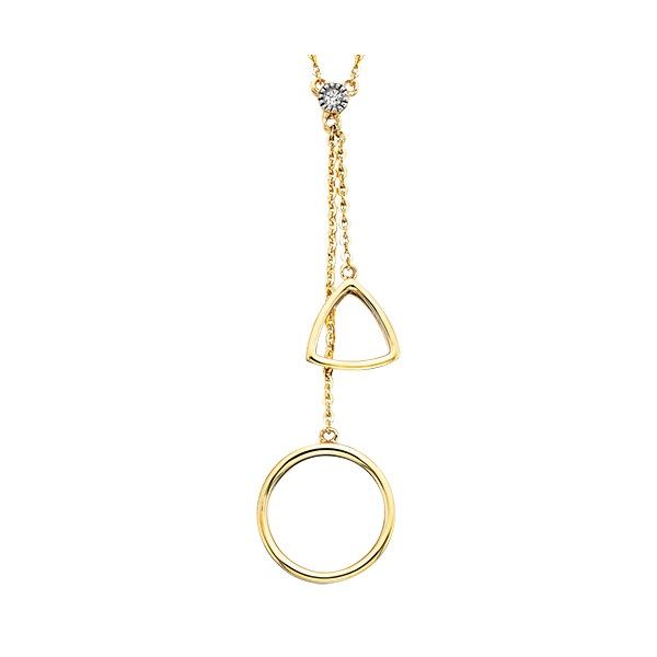 10k Geometric Dangle Necklace Dickinson Jewelers Dunkirk, MD