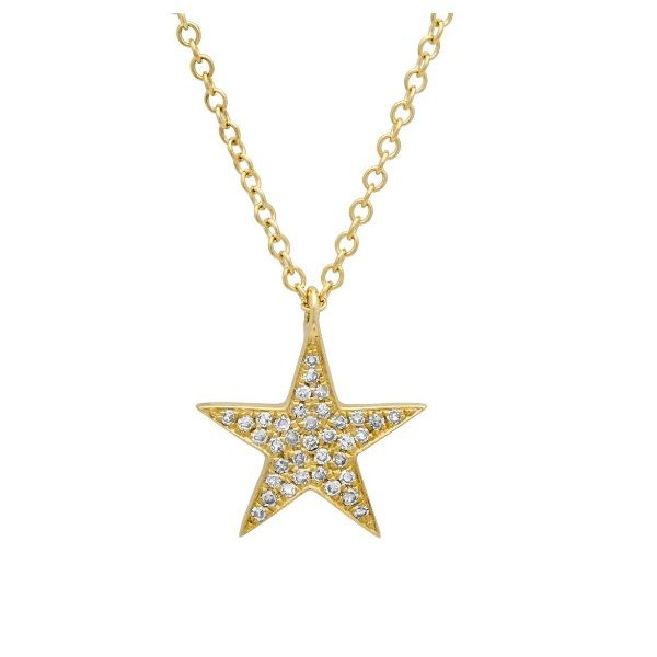 14k Diamond Star Necklace Dickinson Jewelers Dunkirk, MD