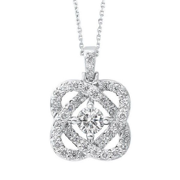 14k Diamond Love's Crossing Necklace Dickinson Jewelers Dunkirk, MD