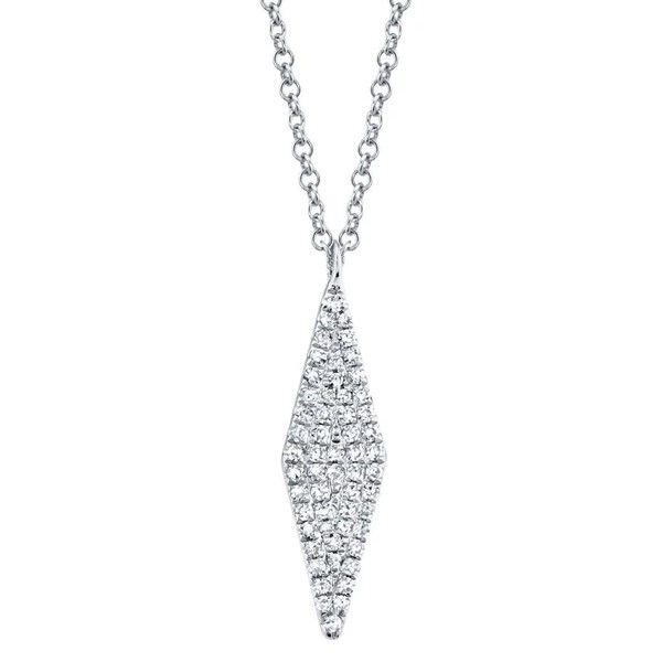 14k White Gold Diamond Pendant Dickinson Jewelers Dunkirk, MD
