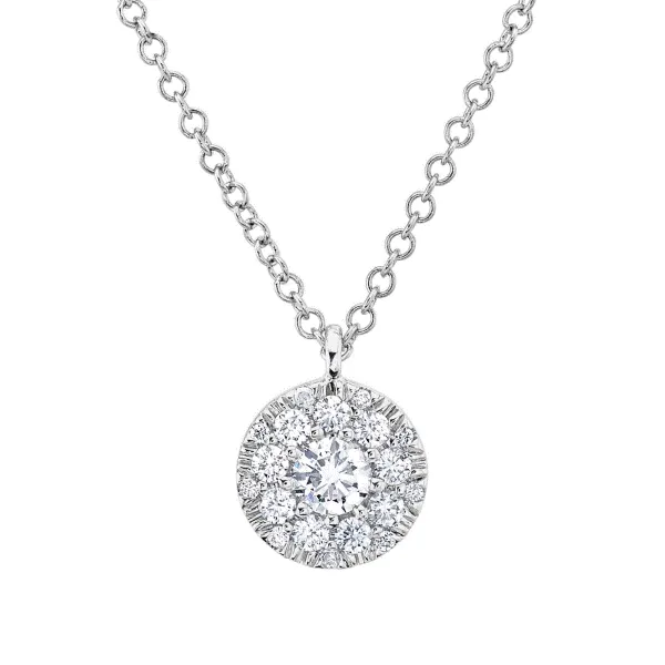 14k White Gold Diamond Pendant Dickinson Jewelers Dunkirk, MD