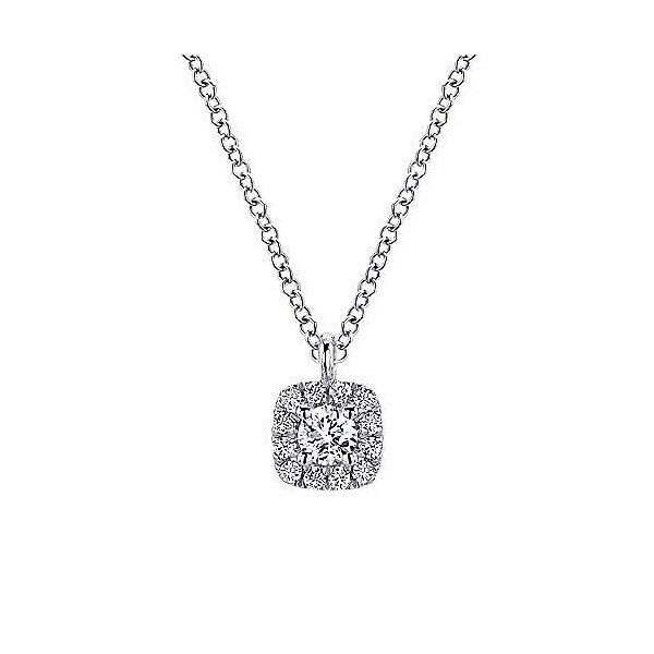 14k White Gold Diamond Pendant Dickinson Jewelers Dunkirk, MD