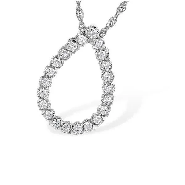14k White Gold Diamond Pendant Dickinson Jewelers Dunkirk, MD