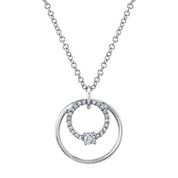 14k White Gold Diamond Pendant Dickinson Jewelers Dunkirk, MD