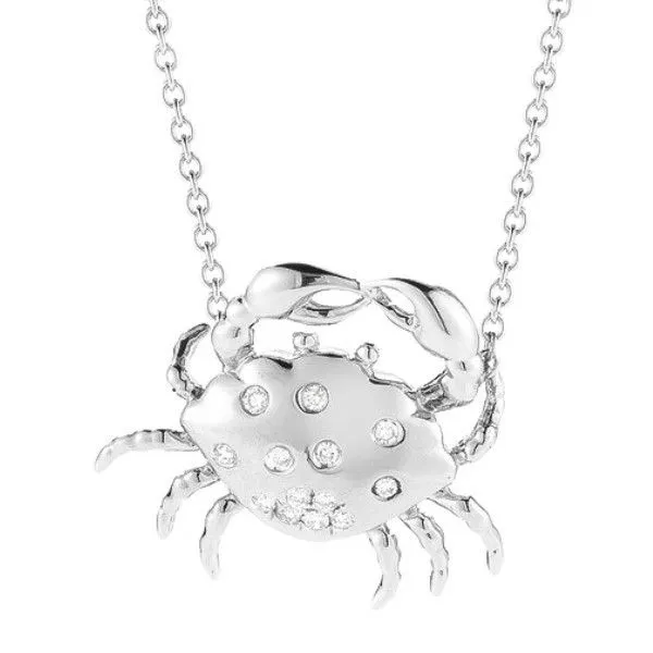 Diamond crab pendant discount