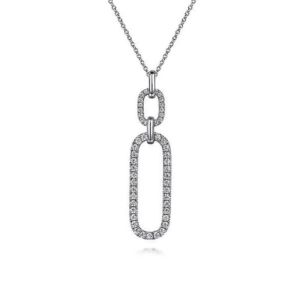 14k White Gold Diamond Pendant Dickinson Jewelers Dunkirk, MD