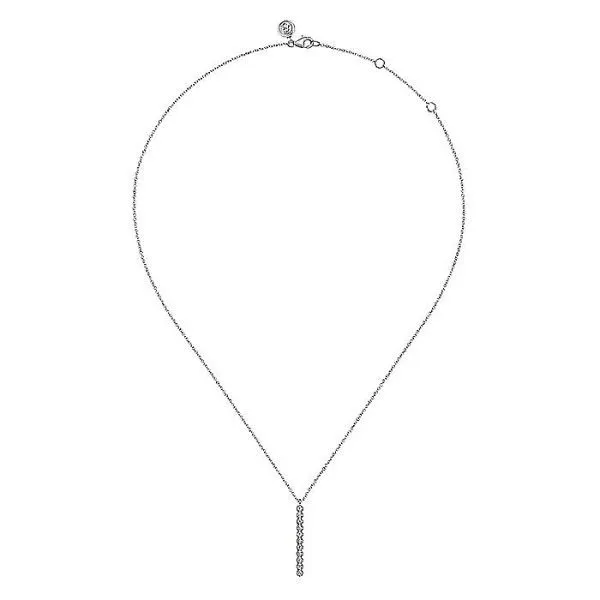 14k White Gold Diamond Pendant Image 2 Dickinson Jewelers Dunkirk, MD