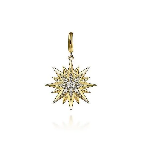 14K Yellow Gold Diamond Pendant Dickinson Jewelers Dunkirk, MD