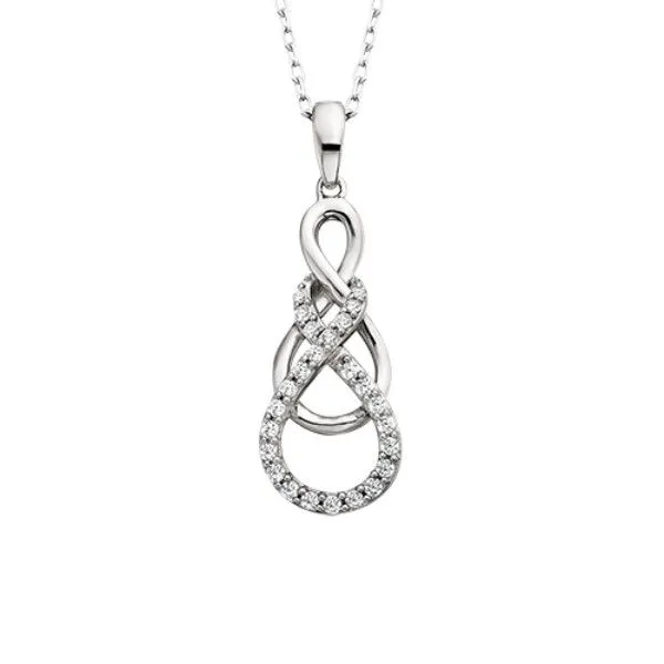 10K White Gold Diamond Pendant Dickinson Jewelers Dunkirk, MD