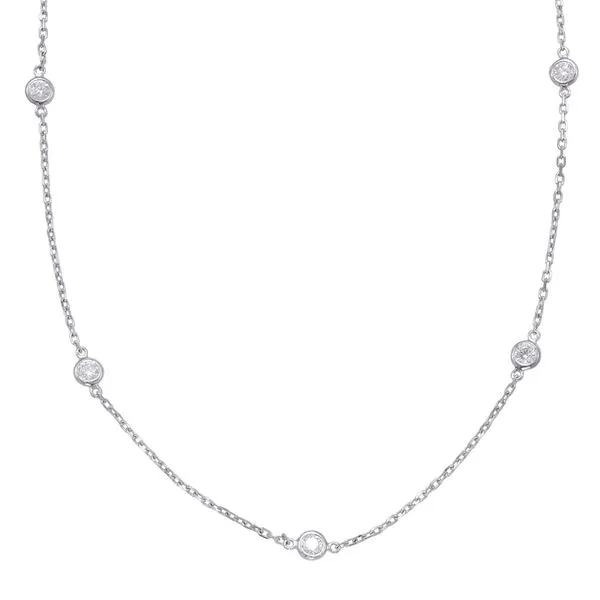 14k White Gold Diamond Necklace Dickinson Jewelers Dunkirk, MD