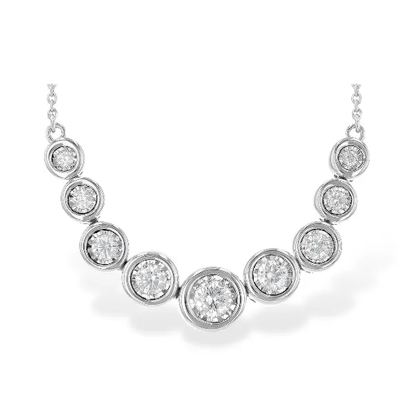 14k White Gold Diamond Necklace Dickinson Jewelers Dunkirk, MD