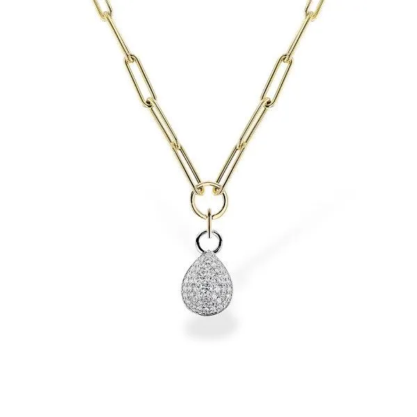 14k Yellow-White Gold Diamond Necklace Dickinson Jewelers Dunkirk, MD
