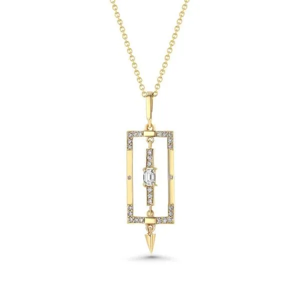 14kYellow Gold Diamond Pendant Dickinson Jewelers Dunkirk, MD