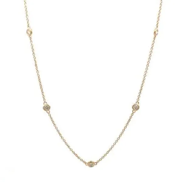 14Kt Yellow Diamonds By the Yard Necklace Dickinson Jewelers Dunkirk, MD