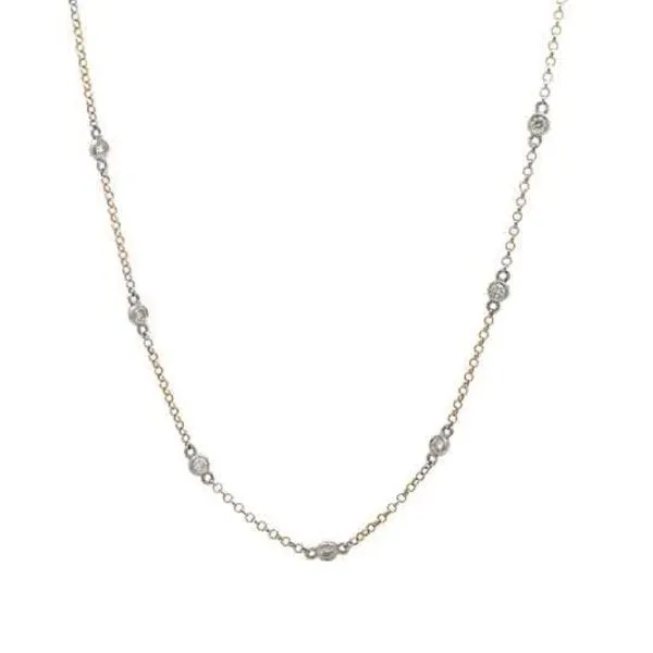 14Kt Tri-Tone Diamonds By the Yard Necklace Dickinson Jewelers Dunkirk, MD