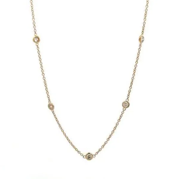 14Kt Yellow Gold Diamonds By the Yard Necklace Dickinson Jewelers Dunkirk, MD