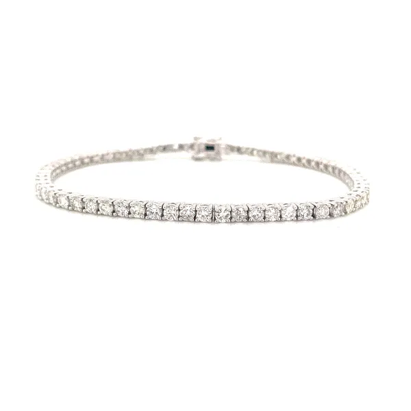 14k White Gold Diamond Tennis Bracelet Dickinson Jewelers Dunkirk, MD