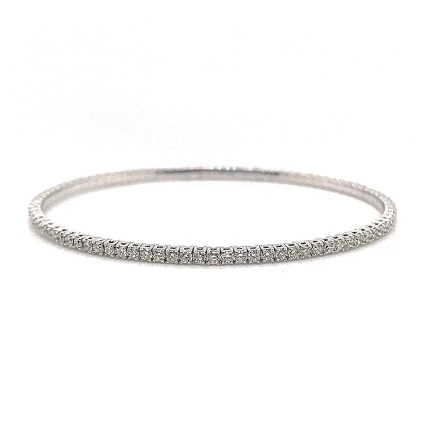 14k White Gold Diamond Bracelet Dickinson Jewelers Dunkirk, MD