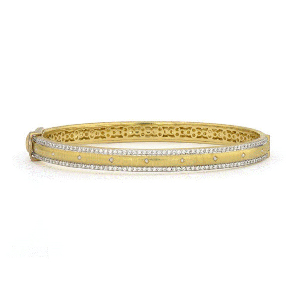 18k Yellow Gold Diamond Bracelet Dickinson Jewelers Dunkirk, MD