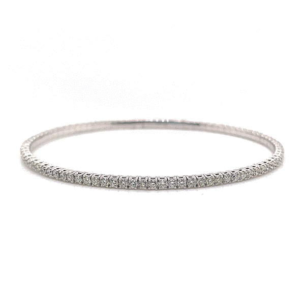 14k White Gold Diamond Bracelet Dickinson Jewelers Dunkirk, MD