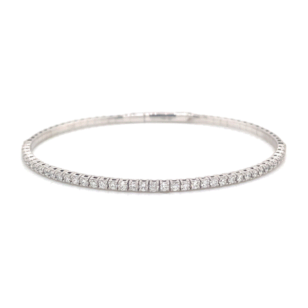 14k White Gold Diamond Bracelet Dickinson Jewelers Dunkirk, MD