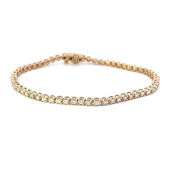 14k Yellow Gold Diamond Bracelet Dickinson Jewelers Dunkirk, MD