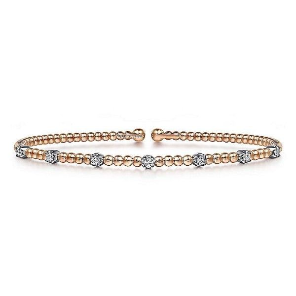 14k Rose Gold Diamond Bracelet Dickinson Jewelers Dunkirk, MD
