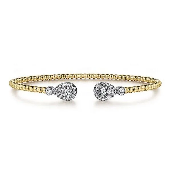 14k Yellow-White Gold Diamond Bracelet Dickinson Jewelers Dunkirk, MD