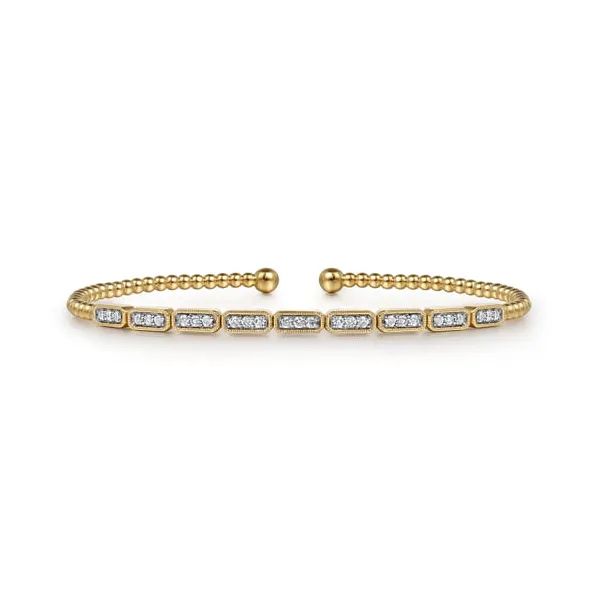 14K Yellow Gold Diamond Bujukan Bracelet Dickinson Jewelers Dunkirk, MD
